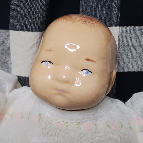 Vintage Porcelain Baby Doll - Picture 2 of 7